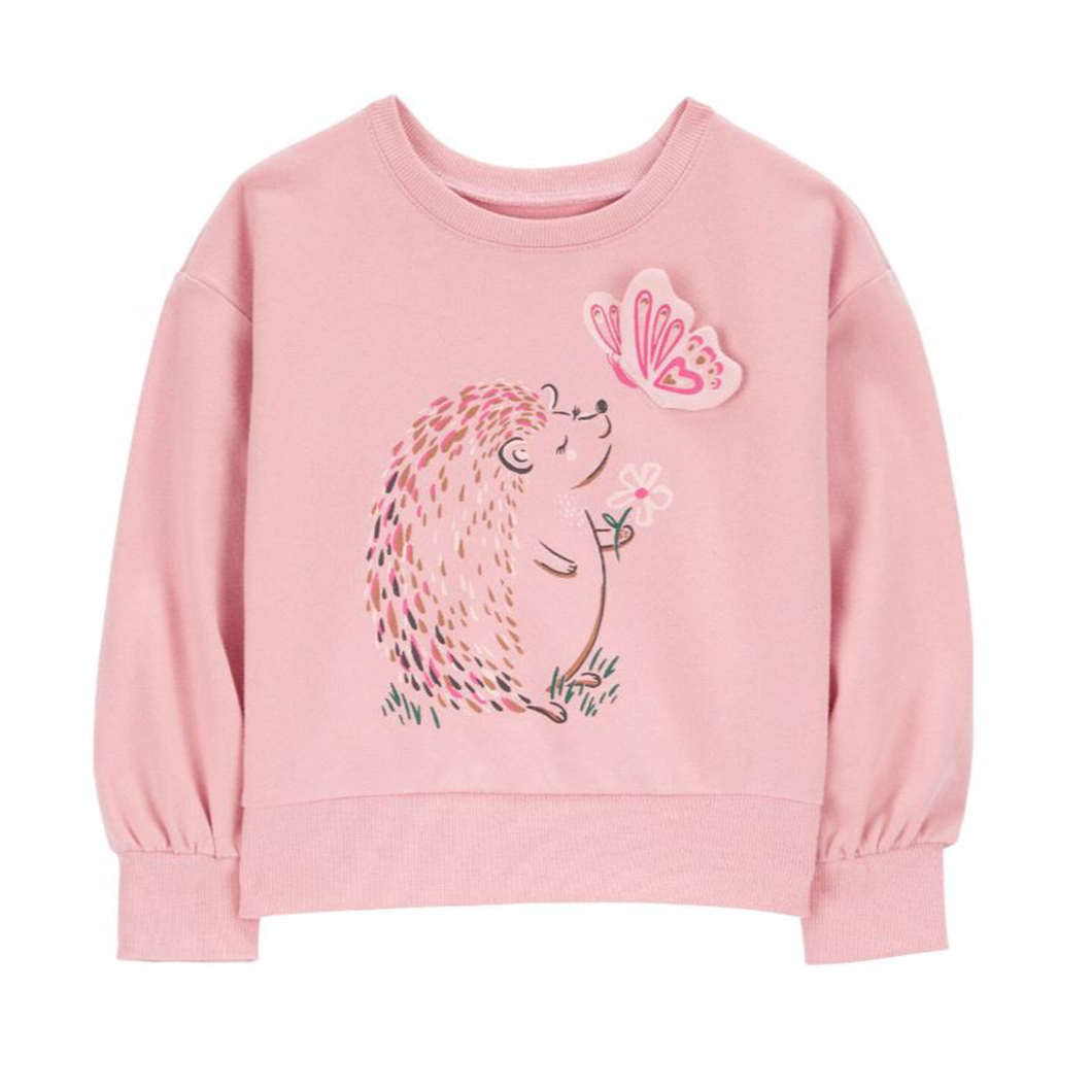 Toddler Girls' Hedgehog Sweatshirt 2R5328