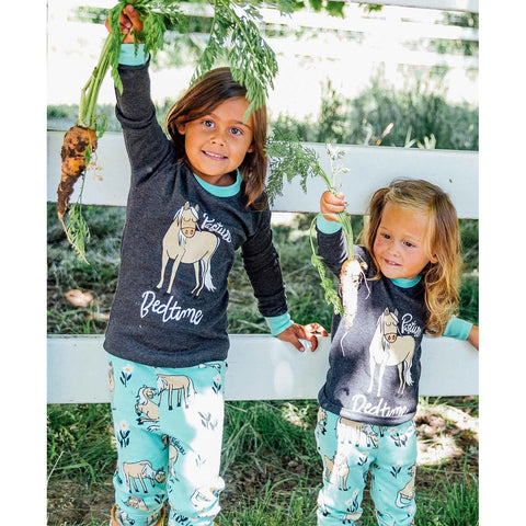 Toddler Girls' Long-Sleeve Pasture Bedtime Pajama Set KID974A