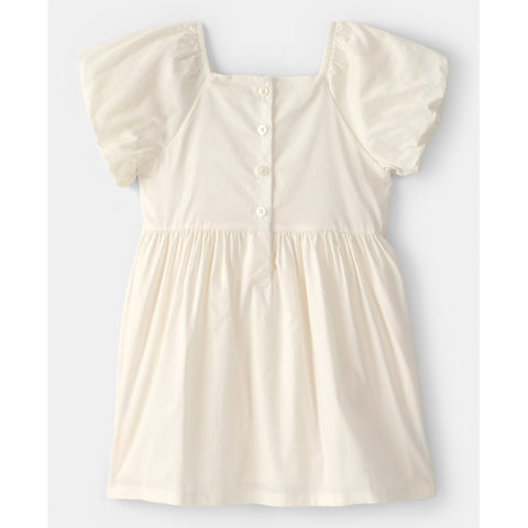 Toddler Girls' Puff-Sleeve Floral Dress 2U543910