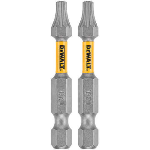 Torx #20 X 2 in. L Screwdriver Bit Set Steel 2 Pk