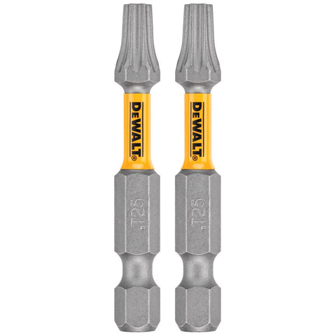 Torx #25 X 2 in. L Screwdriver Bit Set Steel 2 Pk
