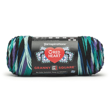 Teal All in One Granny Square Yarn E310
