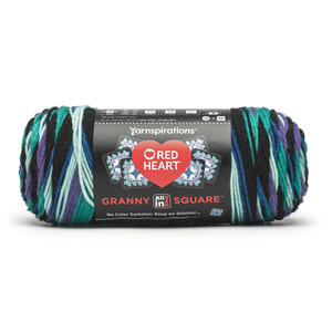 Teal All in One Granny Square Yarn E310