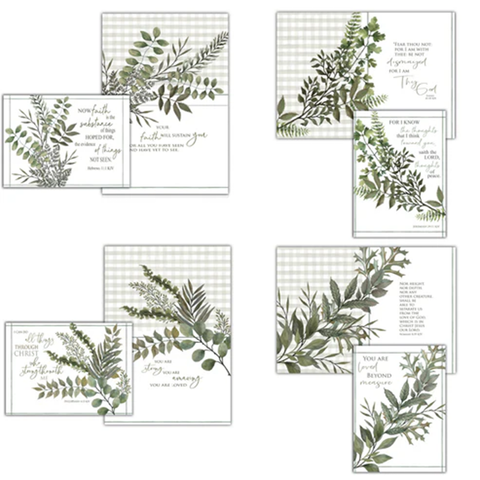 Trees of Faith 12 Boxed Assorted Encouragement Cards SBSFEG22611 B