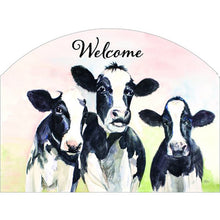 Spring & Summer Outdoor Plaque Triple Cow