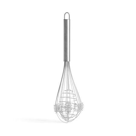 Fox Run 10 Stainless Steel Flat Roux Whisk - 4 Wire