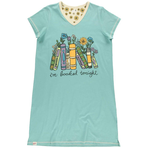 Lazy One Booked women's nightshirt