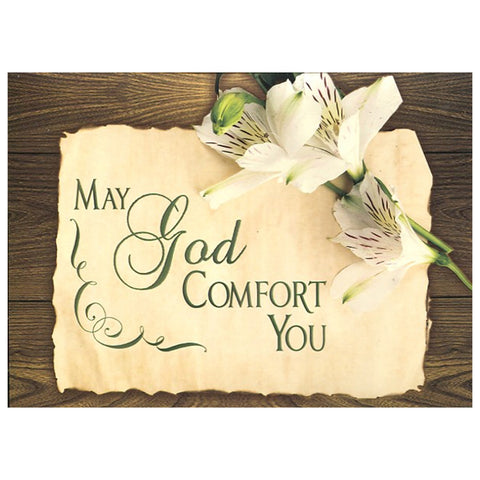 Vintage Floral Sympathy Boxed Cards SBEG22608 front of card