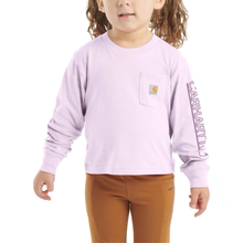 Violet Baby Girls' Long-Sleeve Graphic Pocket T-Shirt CA7071