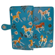 Horse Play Wallet in Teal