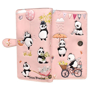 Panda Mania Wallet in Pink