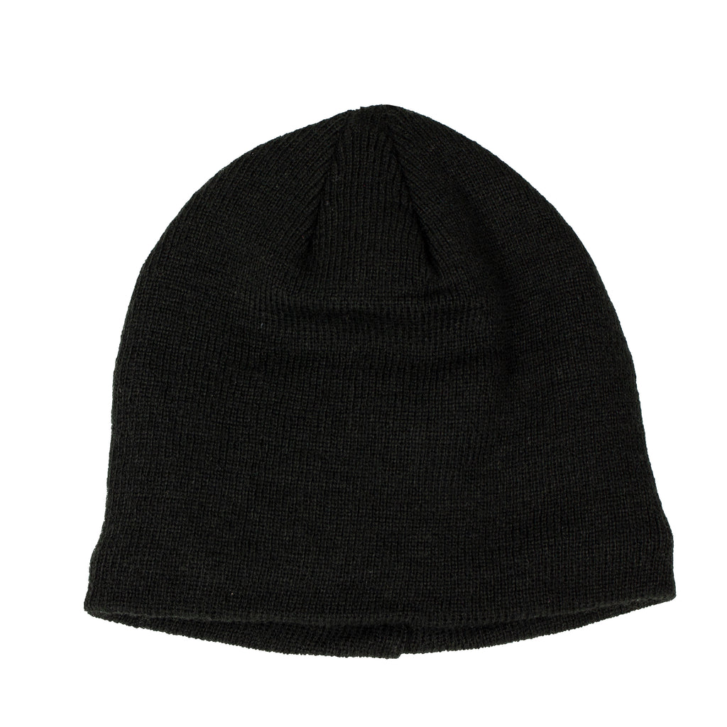 BOSS Kidswear knitted logo-patch hat - Black