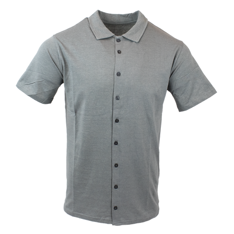 gray, Men's Knit Shirt WC540