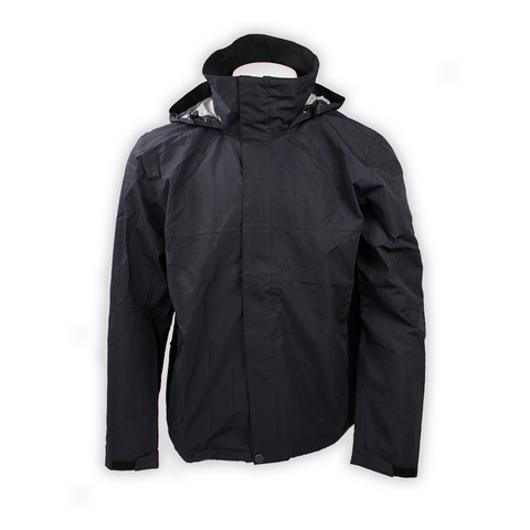 Pulse Cloudburst men's black rain jacket