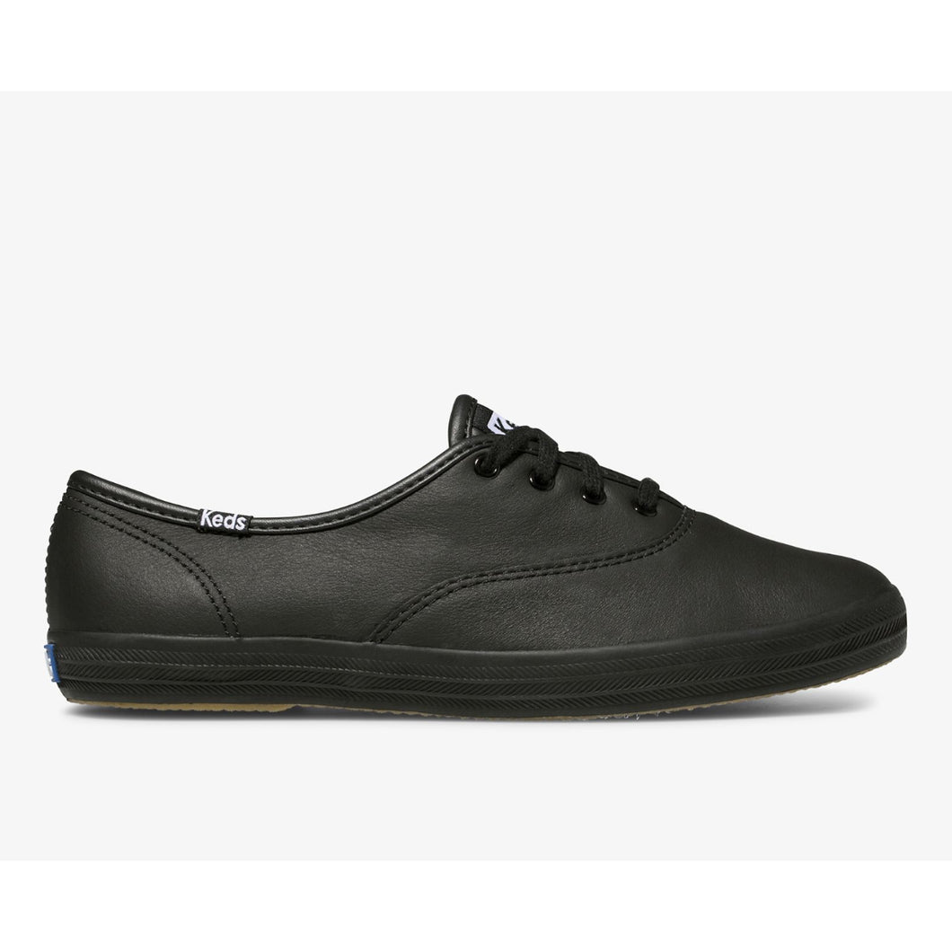 Black Keds Champion leather shoes for women