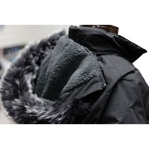 Welsh Mountain Girls' Faux Fur Edged Removable Hood Winter Coat WM1821