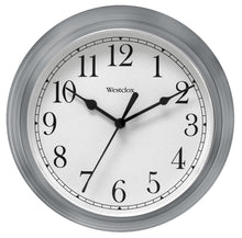 Westclox Simplicity Wall Clock Silver