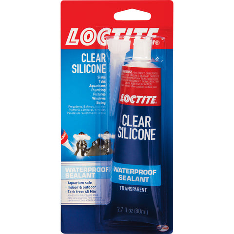 Waterproof Sealant Clear Silicone 2.7 Fl Oz