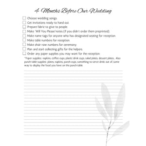 Our Wedding Planner Sample page