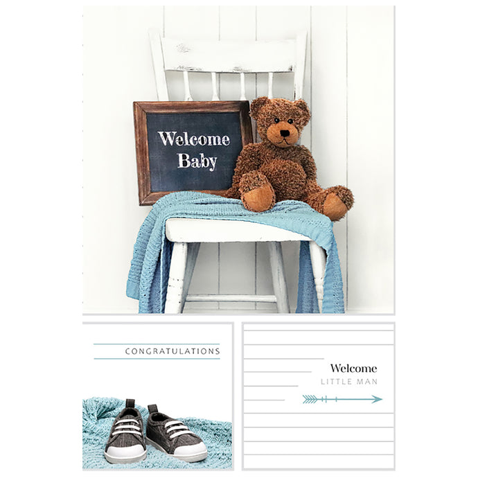 Inspirational Cards Welcome Baby Boy CH2208