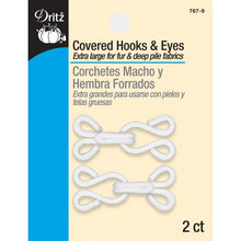 White Hooks and eyes