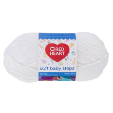 White Soft Baby Steps Yarn.