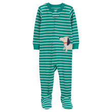 White Dog Toddler Boys' Fleece Footie Pajamas