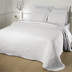 White bedspread