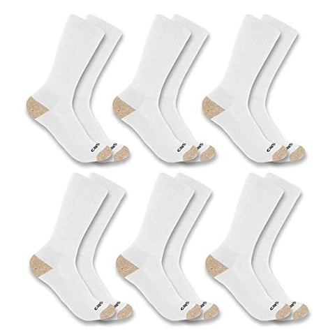 6-Pack Midweight Crew Socks SC1156