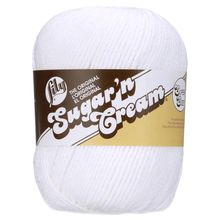 White Sugar 'N Cream Yarn Solids 4 oz 102018