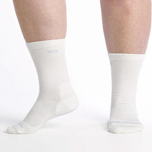 White Women�s Solid Basic Cushioned Crew Socks 9504