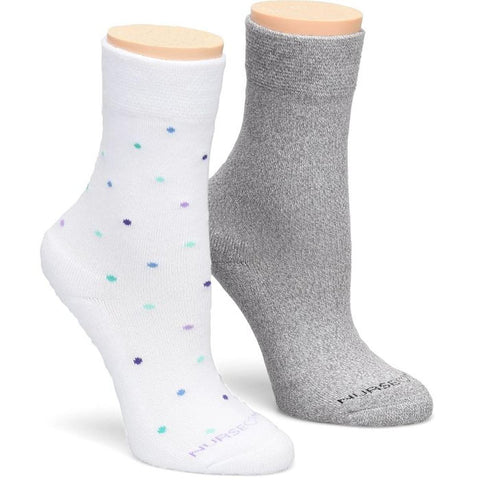 White and Gray Socks