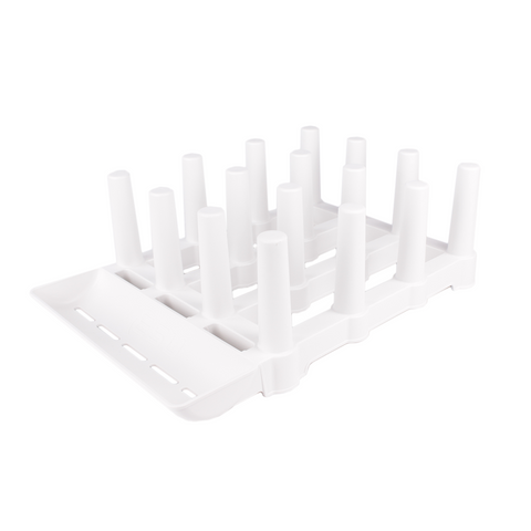 ESU Water Bottle Drying Rack in white