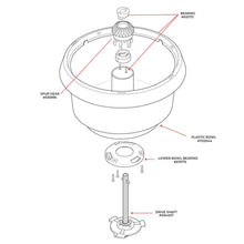 Universal Plus Bowl Driveshaft 654407 illustration