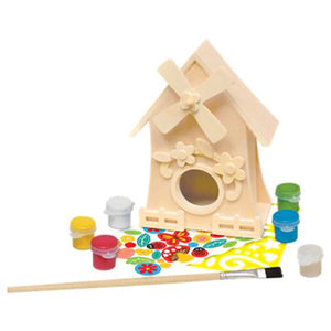 Windmill Birdhouse Paint Kit 61222