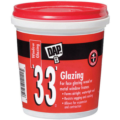 Window Glazing Paste Slight White 0.5 Pt Tub