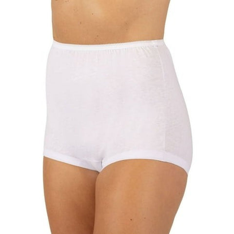 Women's Banded Leg Cotton Full Brief Panty 411