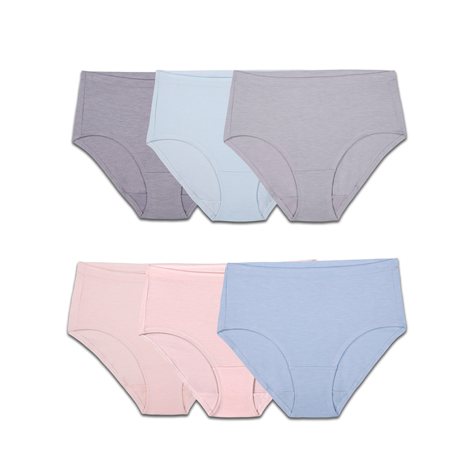 Women's Beyondsoft Low-Rise Brief Underwear 6 Pack 6DBSML1 A