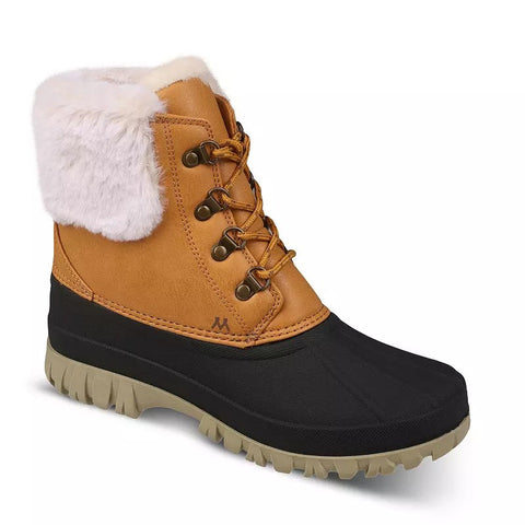 Women's Brielle Winter Boots with Faux Fur Collar MW2534,