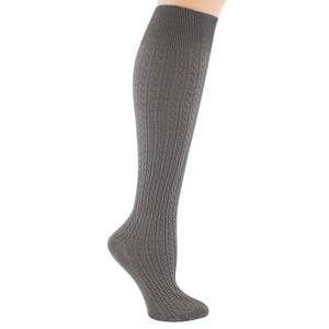 Women's knee high socks gray.