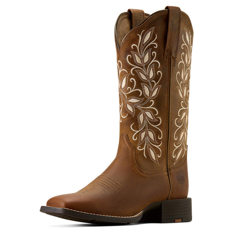 Women's Round up Holly Wide Square Toe Western Boots
