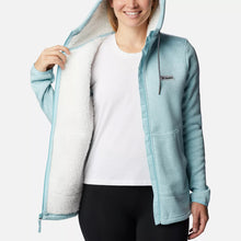 Women's Sweater Weather Sherpa Full Zip Hooded Jacket 2051681191 aqua