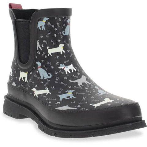 Womens Dog Day Chelsea Rubber Boot 21206947P 