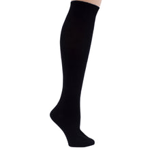 Womens black knee high socks.