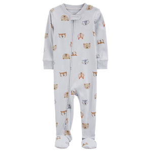 Animals Toddler Boys' Fleece Footie Pajamas