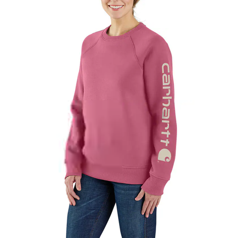 Woodrose Women's Relaxed Fit Midweight Graphic Crewneck Sweatshirt 106718