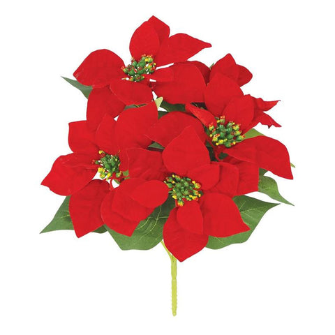 Poinsettia Bush Pick XF727-R