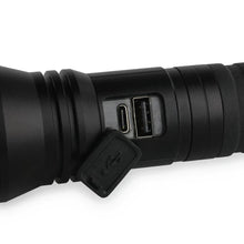 Rechargeable Pro Focusing Flashlight XP925 charging port