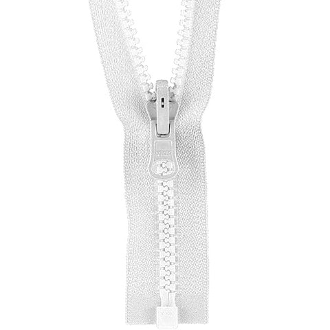 White Vislon Reversible Zipper Y-15-501