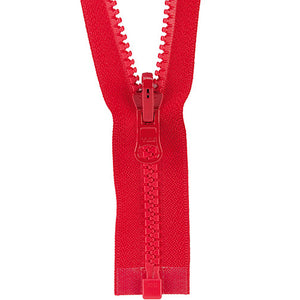 Red Vislon Reversible Zipper Y-15-519